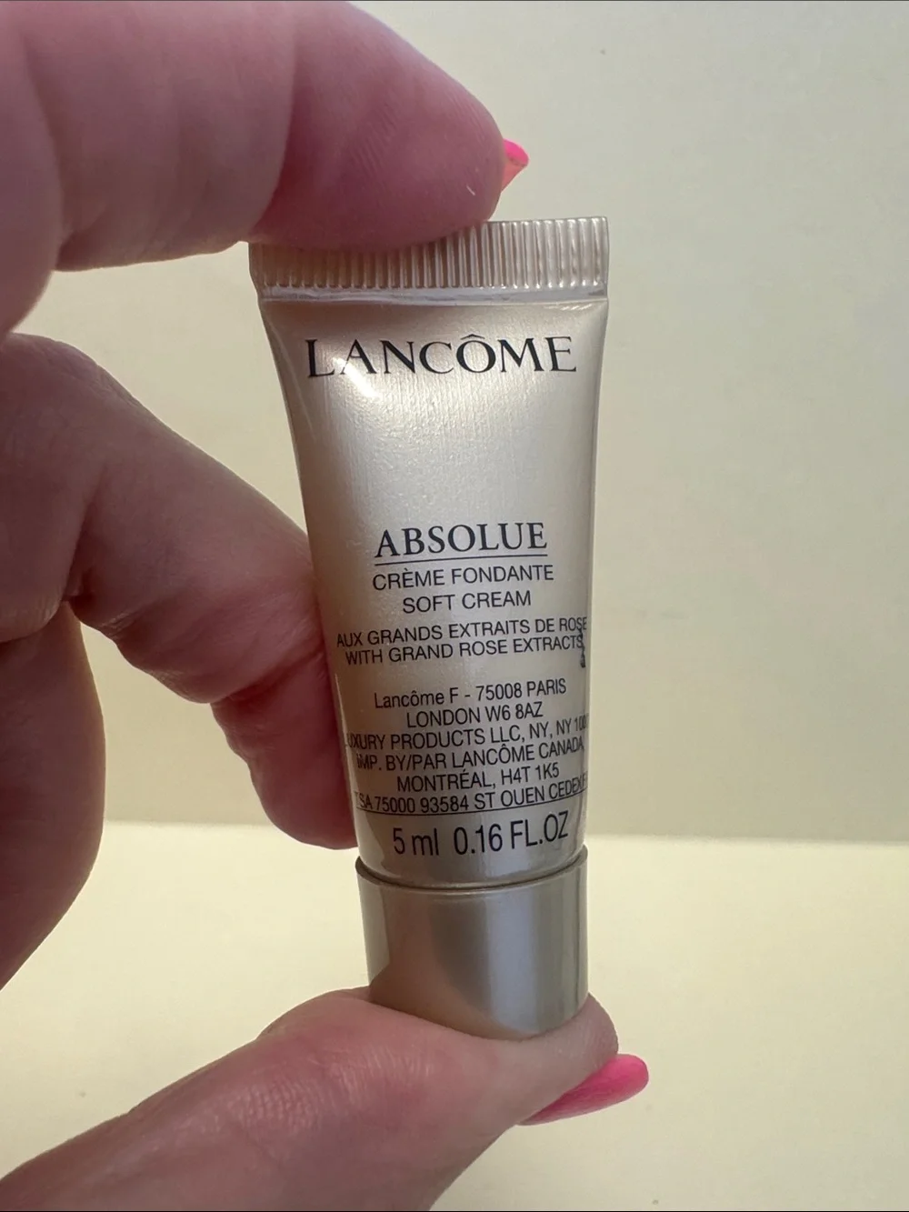 Lancome Absolue Creme Fondante Soft Cream Travel Purse Size 0.16oz NIP